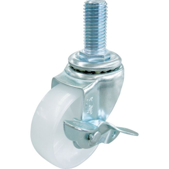 ユーエイ ねじ込み式 自在 キャスター ナイロン 車輪径50mm ストッパー付き Sタイプ ST-S型 ネジ寸法W3/4×40山数10(Tcode:4405269)