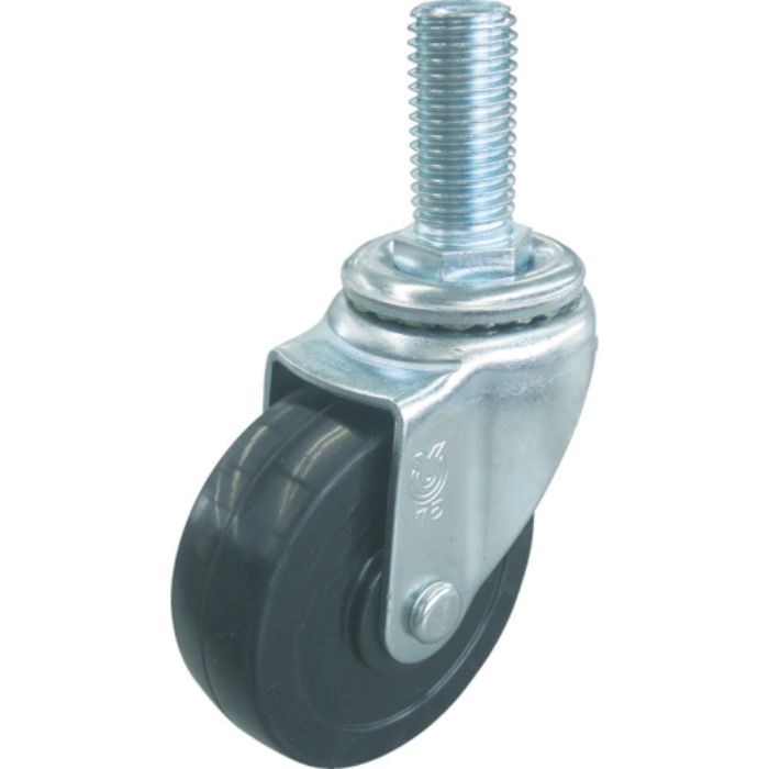 ユーエイ ねじ込み式 自在 キャスター ゴム 車輪径65mm  Sタイプ ST型 ネジ寸法W3/4×40山数10(Tcode:4405358)