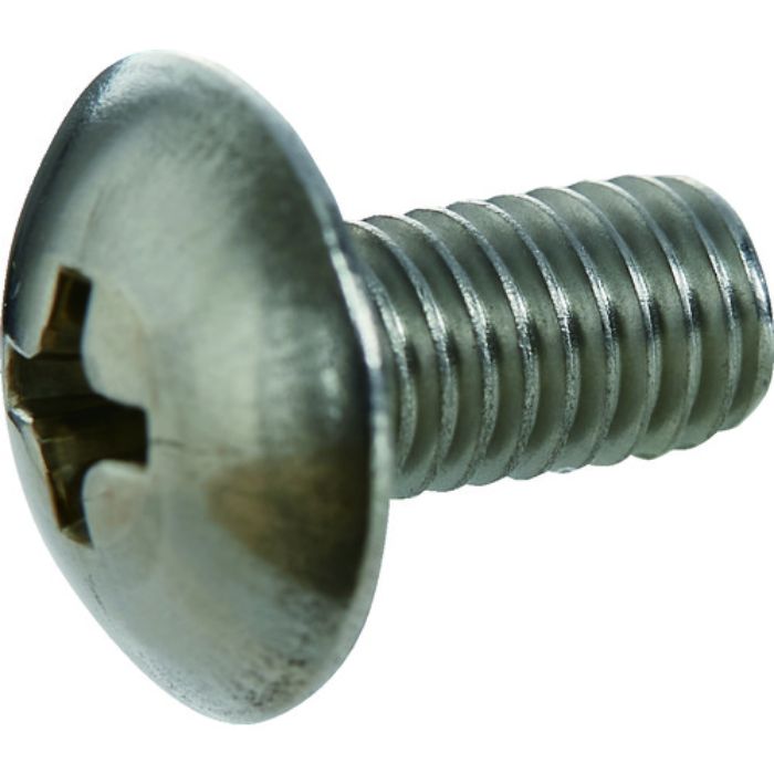 TRUSCO シールアップ[[R上]]スクリュー トラス型 SUSXM7 全ネジ M5X8 ニトリルゴムパッキン付 5本入 (ステンレス防水ねじ)(Tcode:2178938)