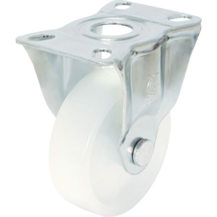 ユーエイ プレート式 固定 ステンレスキャスター ナイロン 車輪径150mm  Jタイプ SUS-K2型 取付寸法80×80(75×75)(Tcode:3797708)