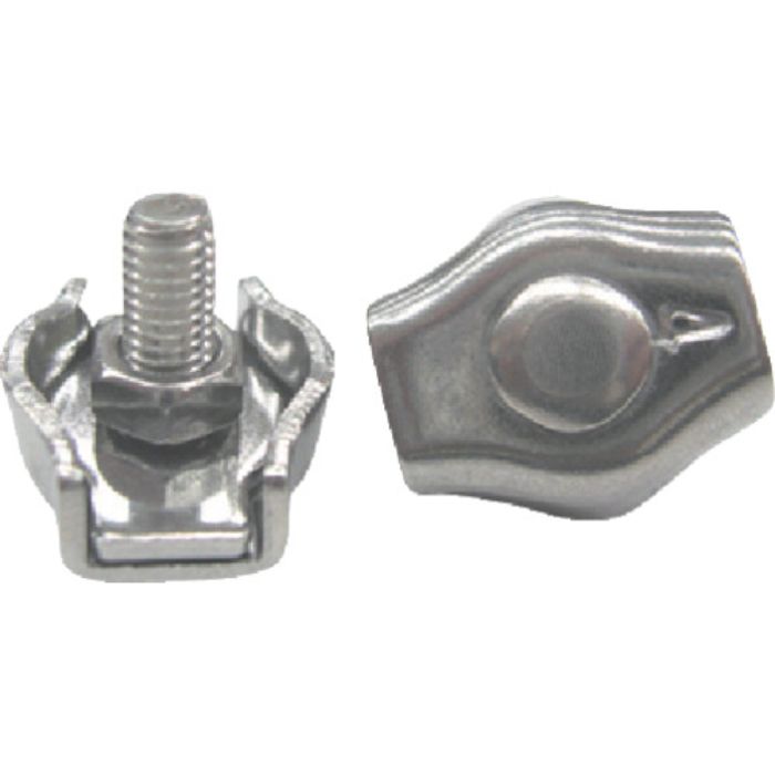 水本 ステンレス シングルワイヤークリップ 適合ロープ径1.5mm(Tcode:8492883)