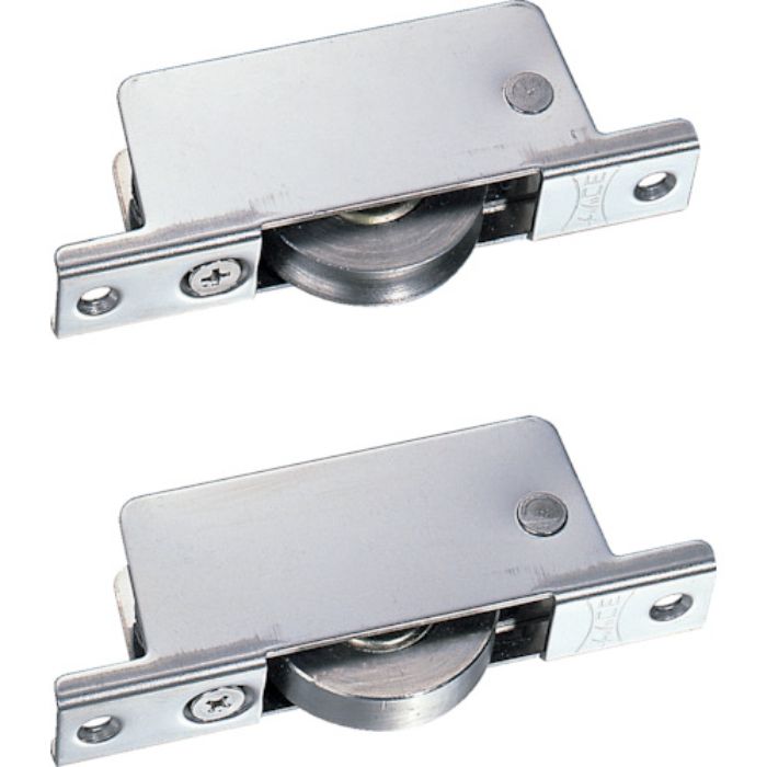 ヨコヅナ 調整戸車17型ステン枠BRG入ステンレス車 36mm 丸(Tcode:8496646)