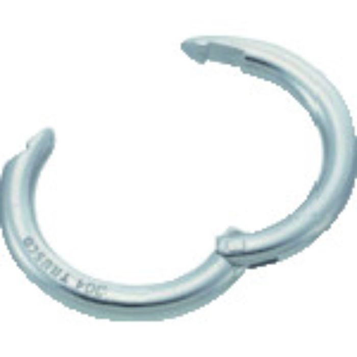 TRUSCO リング ステンレス ピン止めチェーンキャッチ 線径5mm 内径25mm(Tcode:2081038)