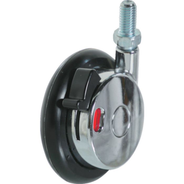 TRUSCO ねじ込み式ボールキャスター 63径 ボルトM8XP1.25 自在ブレーキ付き(Tcode:2580264)