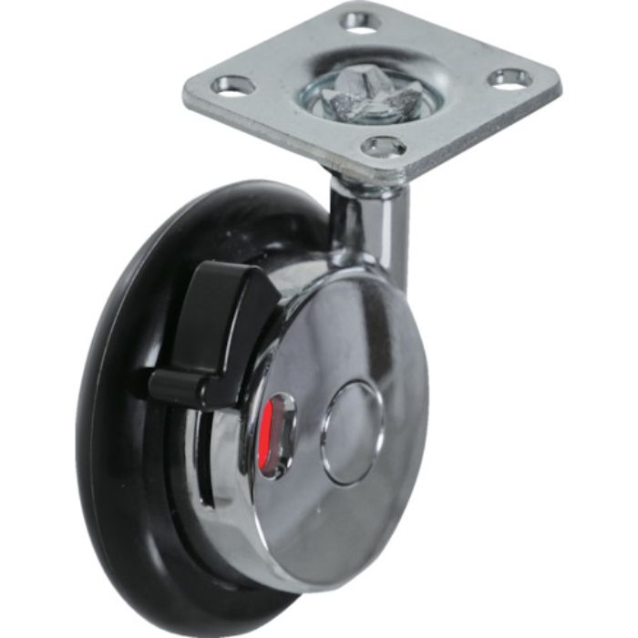 TRUSCO プレート式ボールキャスター 63径 自在ブレーキ付き(Tcode:2573505)