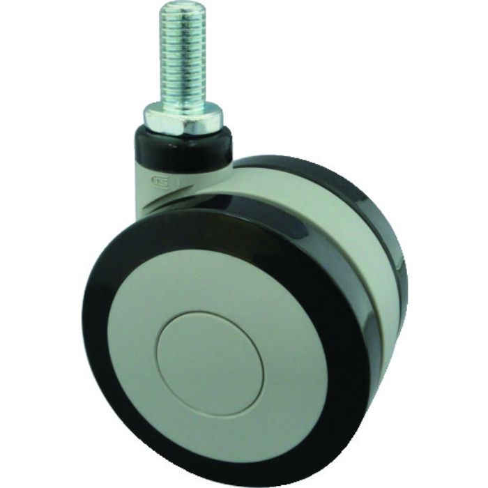 TRUSCO ねじ込み双輪キャスター エラストマ-車輪 自在 Φ100 M16(Tcode:2068595)
