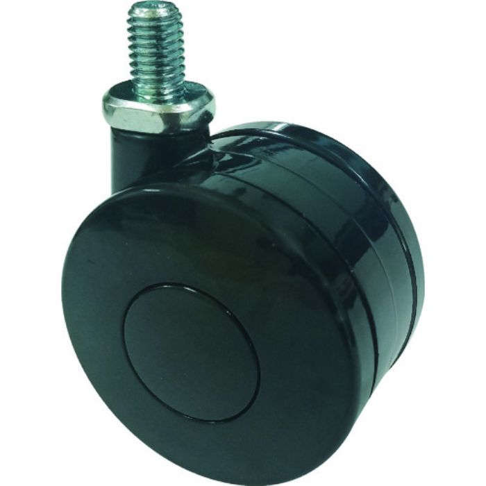 TRUSCO ねじ込み双輪キャスター ナイロン車輪 自在 Φ60 M8(Tcode:2068616)