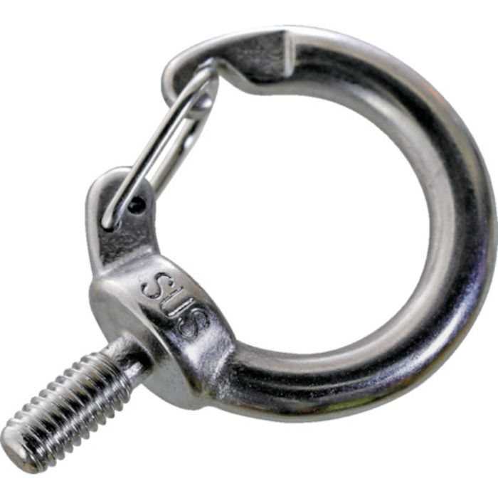 TRUSCO ステンレス フックアイボルト ねじ径M5X0.8 (1個=1袋)(Tcode:2577433)