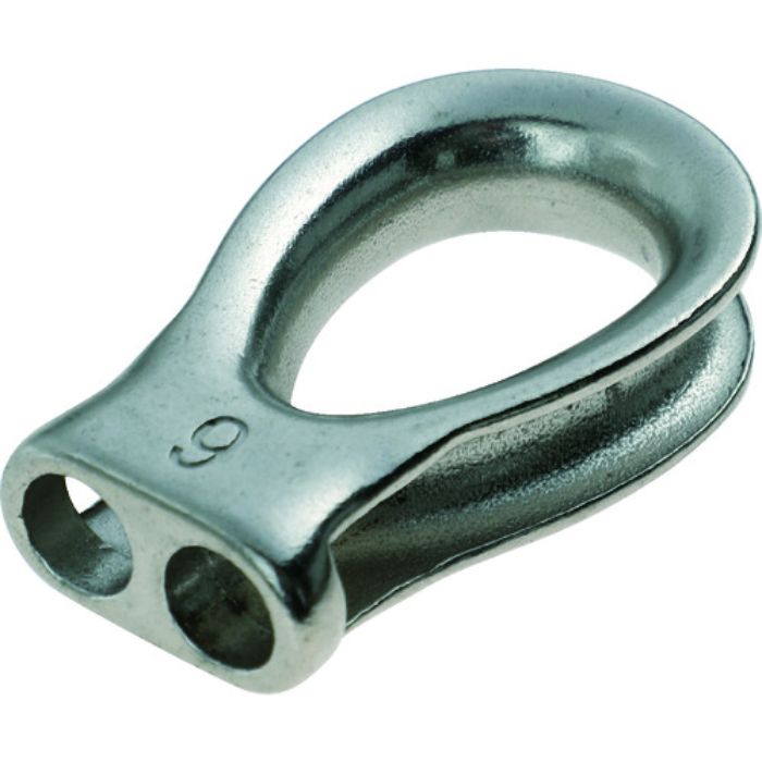 TRUSCO ロープシンブル 使用ロープ径9mm(Tcode:2082642)