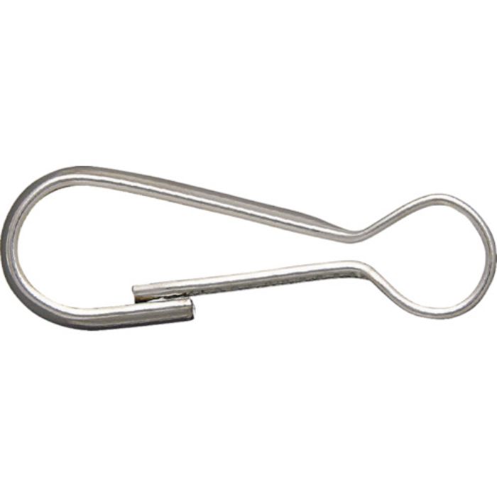 ニッサチェイン ニッケル甲丸スナップ(42mm×10個入り)(Tcode:4314379)