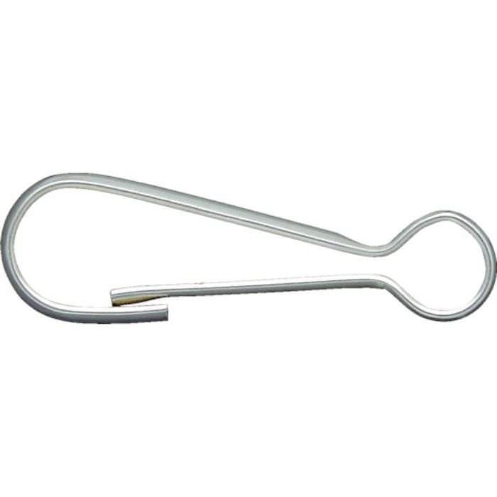 ニッサチェイン ニッケル甲丸スナップ(37mm×10個入り)(Tcode:4314395)