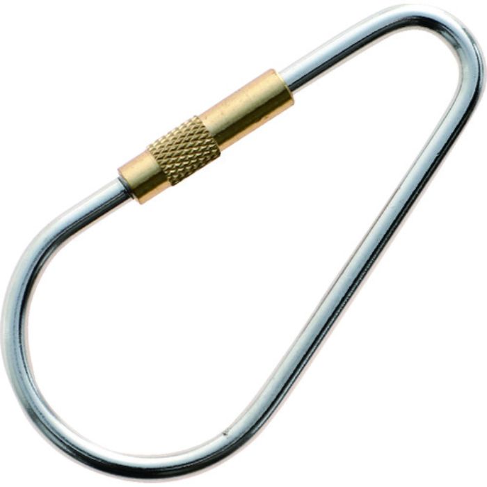 TRUSCO ステンレス ナス型リングキャッチ 真鍮ナットタイプ 線径3mm 長さ60mm(1個入)(Tcode:2080159)