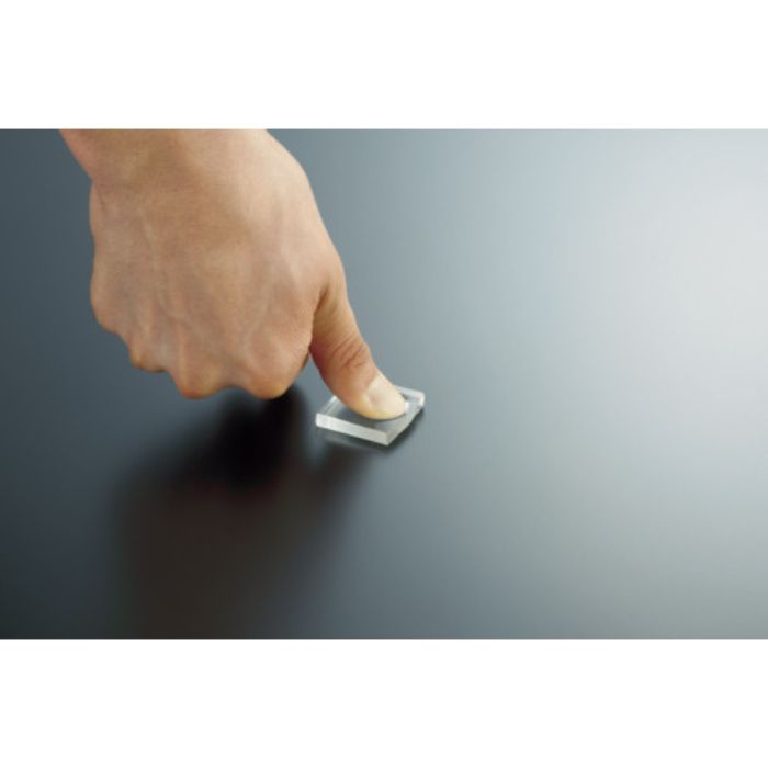 TRUSCO 耐震・防振・防音Gマット 25×25mm 4個 透明(Tcode:4163117)