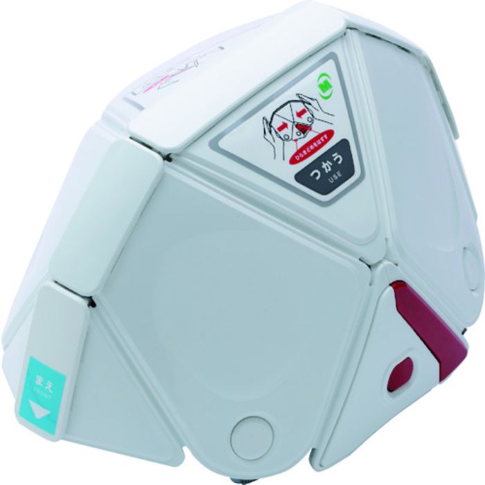 ミドリ安全 子ども用 防災用折りたたみヘルメット フラットメットキッズ TSC-10K ホワイト(Tcode:1999991)