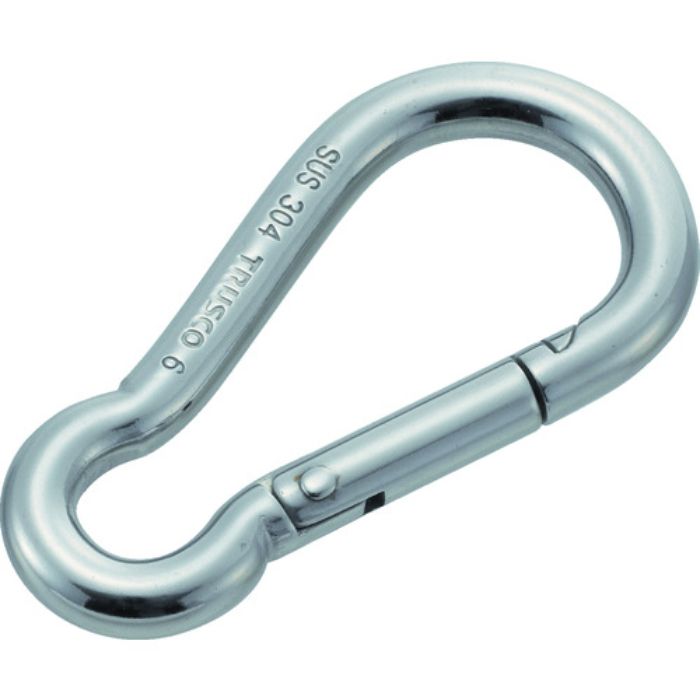 TRUSCO ステンレススナップフック B型 線径Φ4×開口6mm(Tcode:2080177)