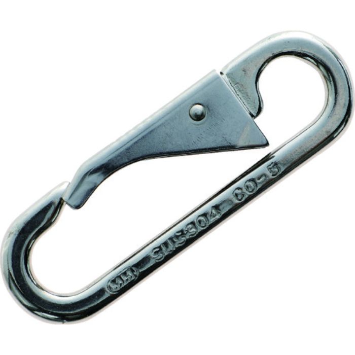 TRUSCO スナップフック ステンレス製 CO型 線径Φ6×開口10mm(Tcode:2080179)