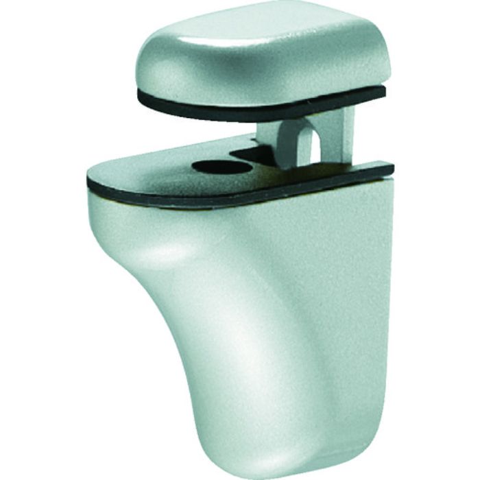 TRUSCO 棚受け金具ブラケット 棚グリップ シルバー 板厚2〜21mm用 亜鉛合金ダイカスト製(Tcode:2065913)