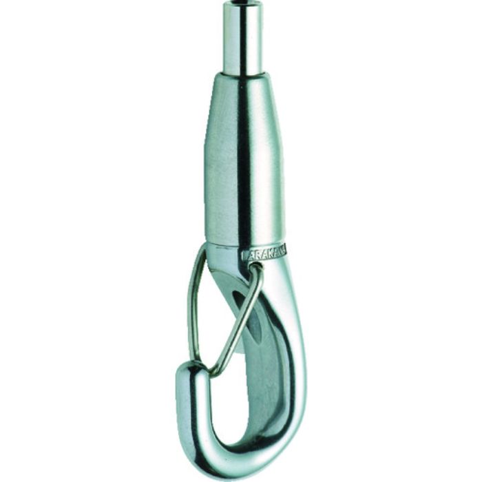 TRUSCO ワイヤーグリッパー 外れ防止カラビナ付きフック SUS(Tcode:1158189)