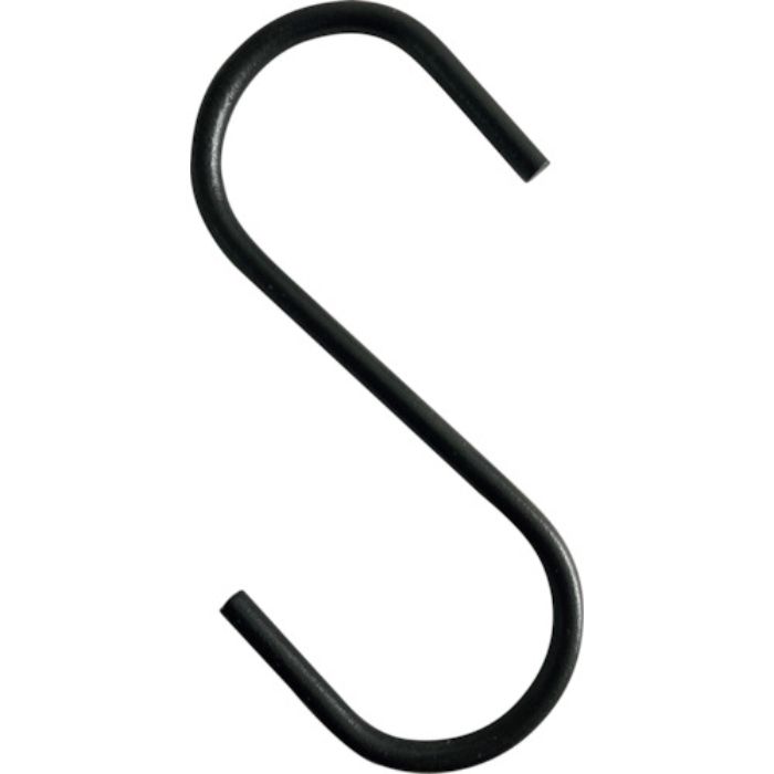 TRUSCO まとめ買い Sフック スチール製 50mm 黒 200個(Tcode:4336820)