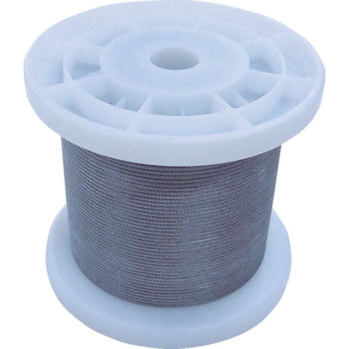 ニッサチェイン 透明コーティングワイヤロープ 1.5mm×100m(Tcode:8255902)