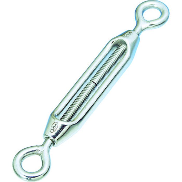 TRUSCO ステンレス製 枠式ターンバックル アイ&アイタイプ ねじ径M3 (1個入)(Tcode:2081077)