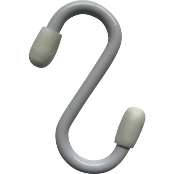 TRUSCO まとめ買い スチールSフック 50mm 白 200個(Tcode:4336958)