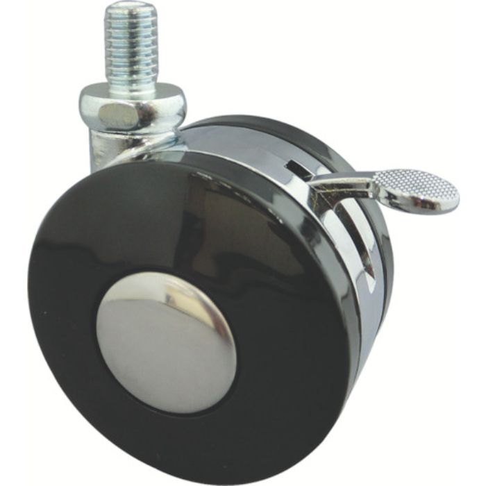 トーシン ねじ込み双輪キャスター 60径 自在ストッパー付(Tcode:4041542)