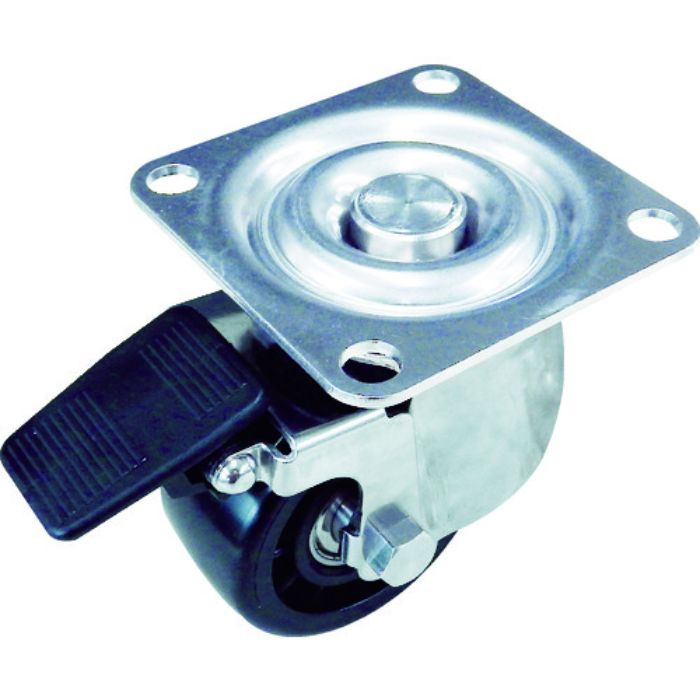 TRUSCO キャスター 低床式 重荷重用 自在SP付 ナイロン車 50mm(Tcode:1160539)