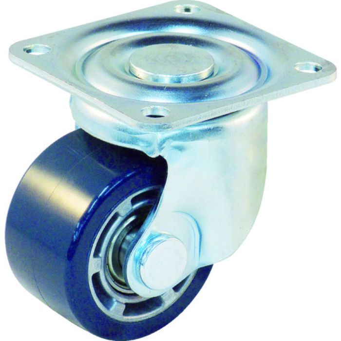 TRUSCO キャスター 低床式 重荷重用 自在 ウレタン車75mm(Tcode:1160548)