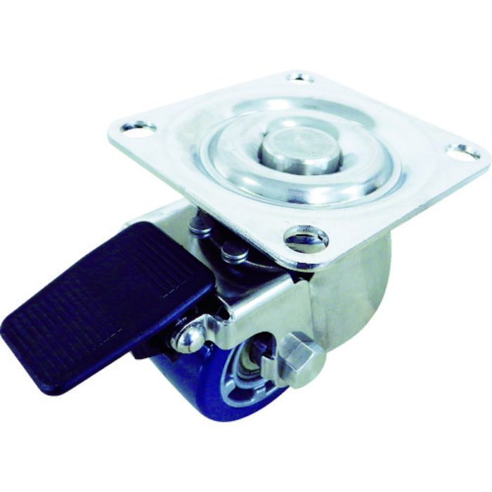TRUSCO キャスター 低床式重荷重用自在SP付ウレタン車65mm(Tcode:1160550)