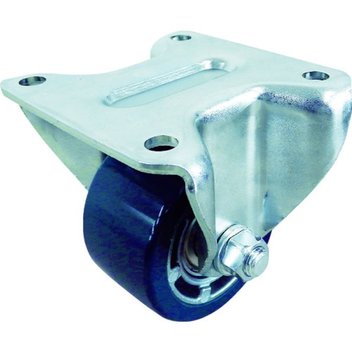 TRUSCO キャスター 低床式 重荷重用 固定 ウレタン車50mm(Tcode:1160552)