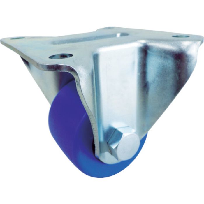 ユーエイ プレート式 固定 低床キャスター モノマーキャストナイロン 車輪径50mm  Hタイプ UHR型 取付寸法64×64(Tcode:8580578)