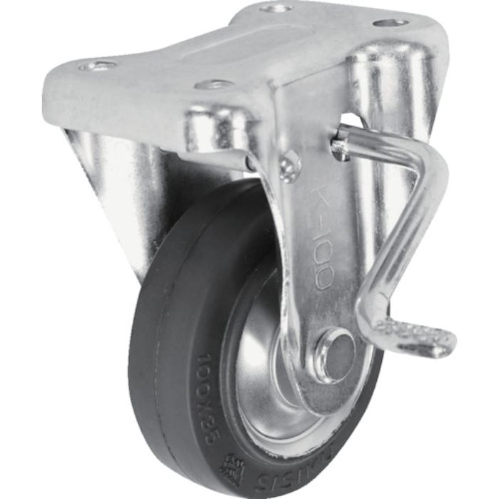 シシク 固定車 ブレーキ付 100mm(Tcode:3535568)