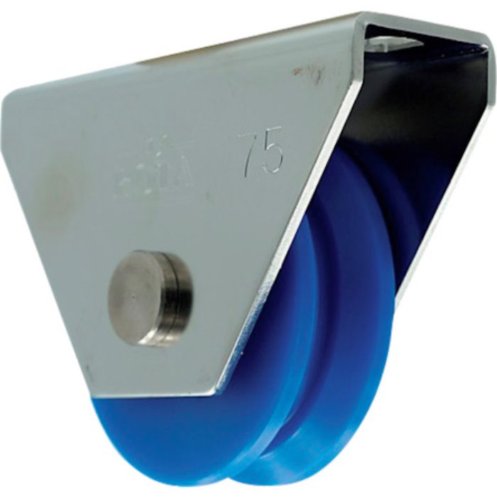 ヨコヅナ ロタ・MC防音重量戸車 75mm V型(Tcode:3682876)