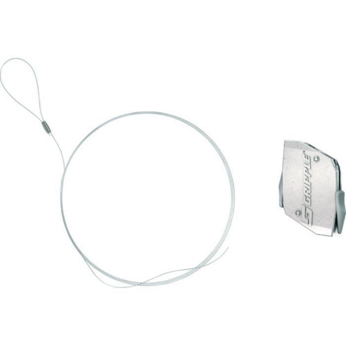 グリップル ワイヤーロープ エキスプレス No.1 + ループ(亜鉛メッキ) - 5m(Tcode:2084982)