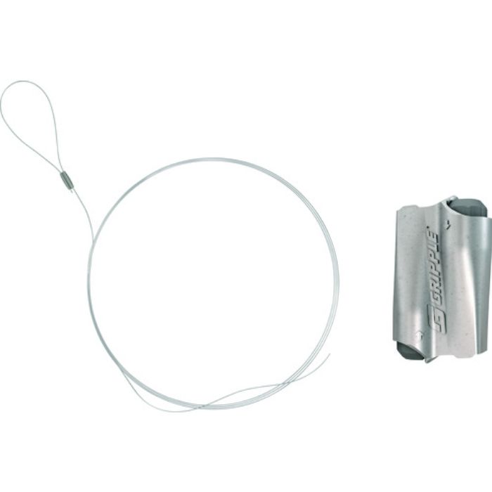 グリップル ワイヤーロープ エキスプレス No.2 + ループ(亜鉛メッキ) - 2m(Tcode:2084984)