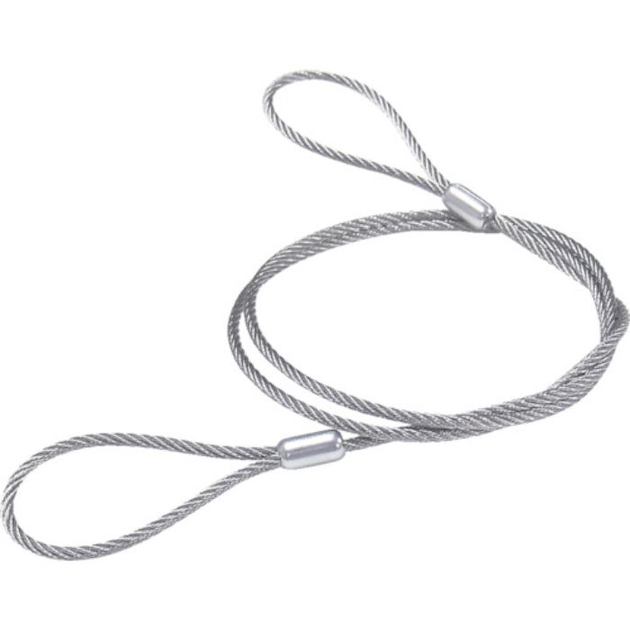 ニッサチェイン ステンレスカットワイヤー アルミカシメ 2.0X300mm (1本=1PK)(Tcode:8366582)