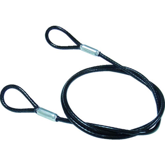 ニッサチェイン 鉄製カットワイヤー 黒PVCコーティング 3(4.3)X545mm (1本=1PK)(Tcode:4057074)