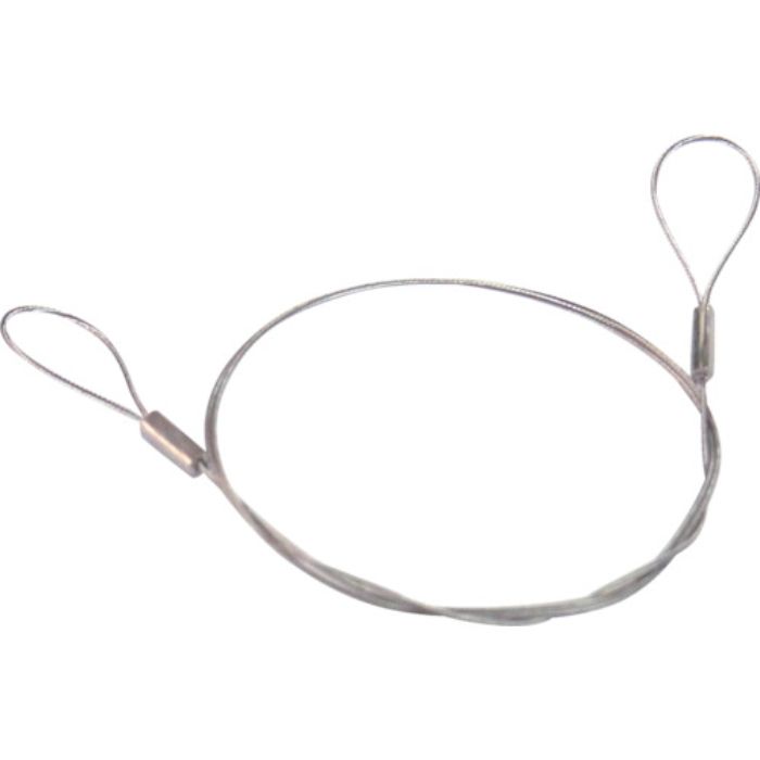 ニッサチェイン ステンレスカットワイヤー アルミカシメ 0.45X900mm (1本=1PK)(Tcode:1344360)