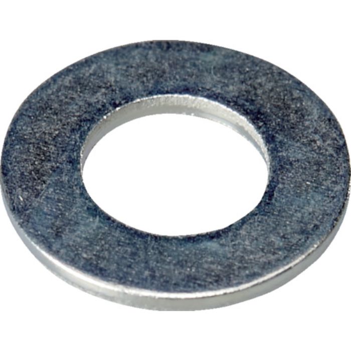 TRUSCO 平ワッシャー JIS 三価白 M4 4.5×10×0.8 50本入 少量パック(Tcode:3807334)