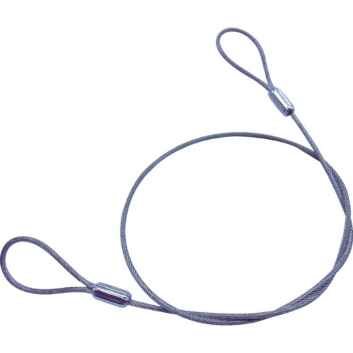 ニッサチェイン ステンレスカットワイヤー アルミカシメ 透明PVCコーティング 0.81(1.2)X900mm (1本=1PK)(Tcode:1142766)