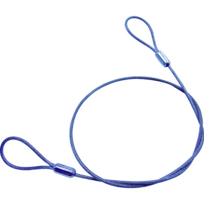 ニッサチェイン ステンレスカットワイヤー アルミカシメ 黒PVCコーティング 0.81(1.2)X300mm (1本=1PK)(Tcode:1142767)