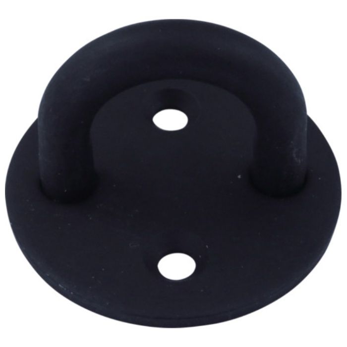 DAIDOHANT　ラウンドアイ　マットブラック/鉄　5mm(HA-846)　(A)33×(B)12.5×(C)14mm