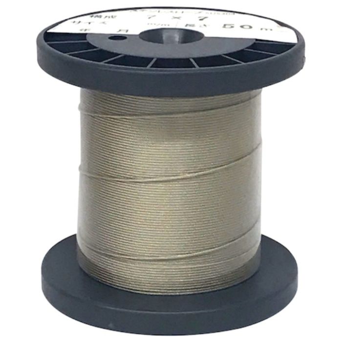DAIDOHANT　ステンレスワイヤーロープ　(直径)1.5mm×(長さ)50M　7×7構造