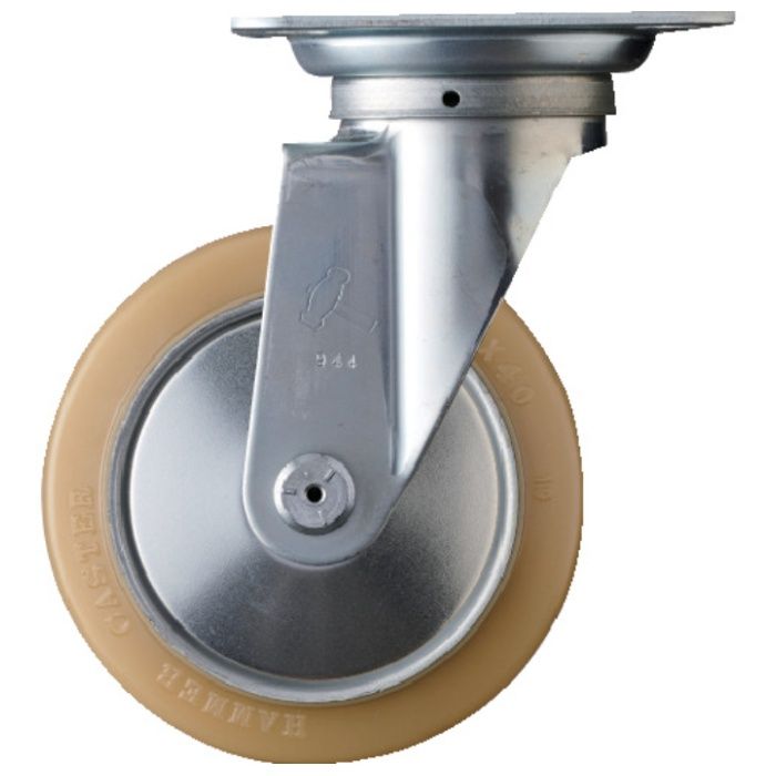 ハンマー　自在式ウレタン車輪(ローラーベアリング)150mm