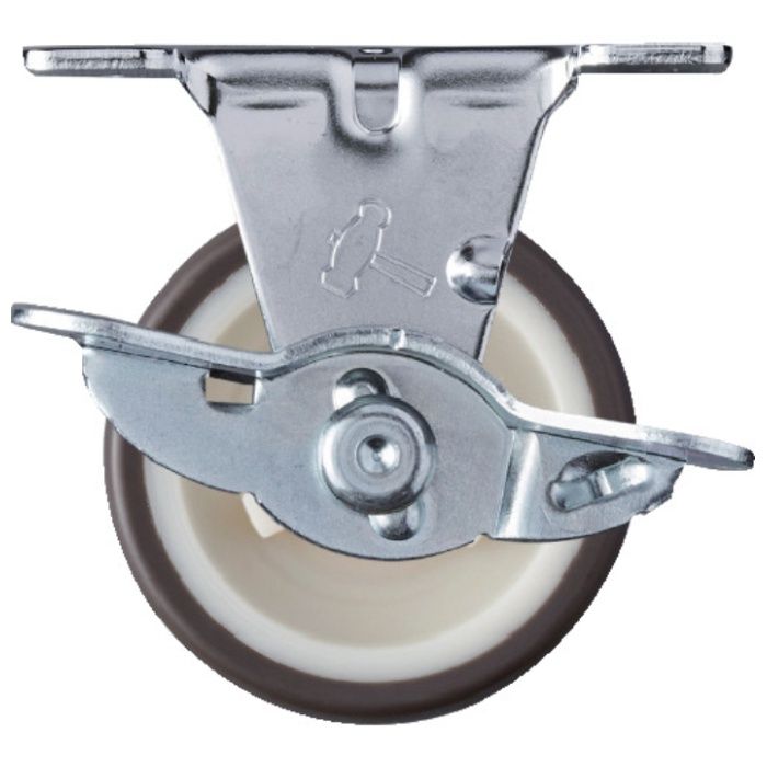 ハンマー　Eシリーズ固定式ウレタン車輪(ナイロンホイール)50mm　SP付