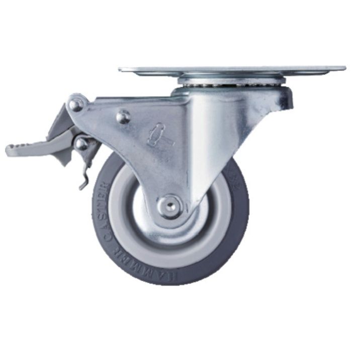ハンマー　Mシリーズ　自在　SP付　ウレタン車　75mm　トータルロック