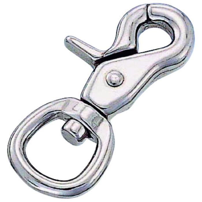 水本　フック　ステンレス　トリガースナップ　長さ60mm　使用荷重0.49kN