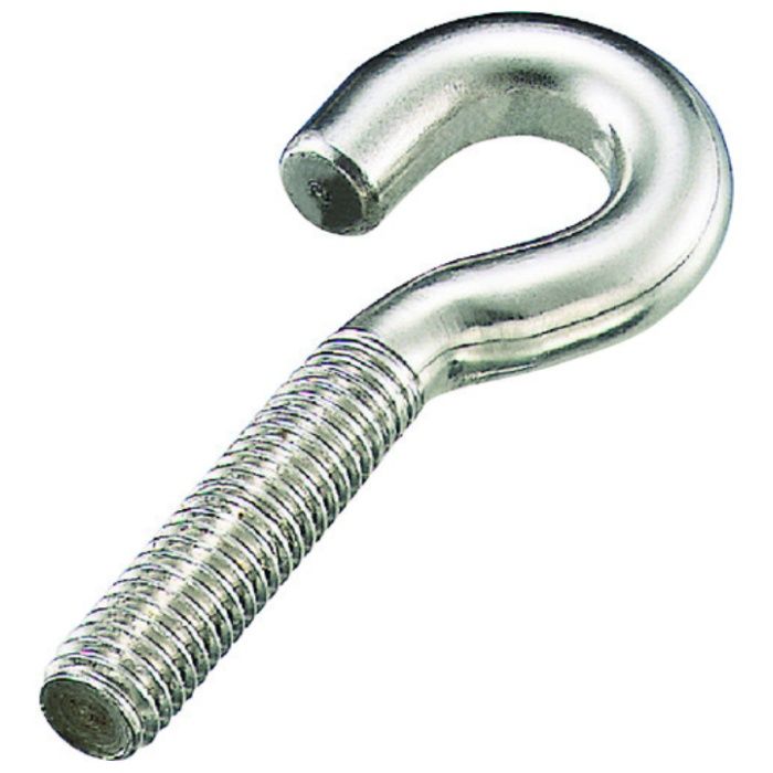 水本　ステンレス　Qフック　捻子径M-6　使用荷重0.2kN