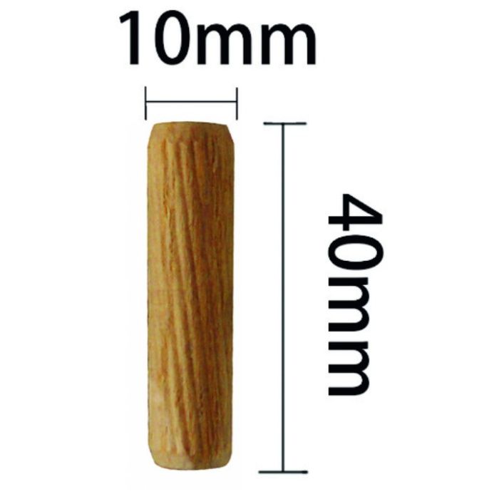 WAKI　木工ダボ　10X40　100個入り　DB-017　3852300